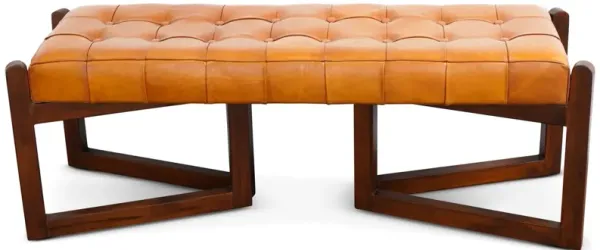 Riley - Bench - Brown / Rustic / Tan