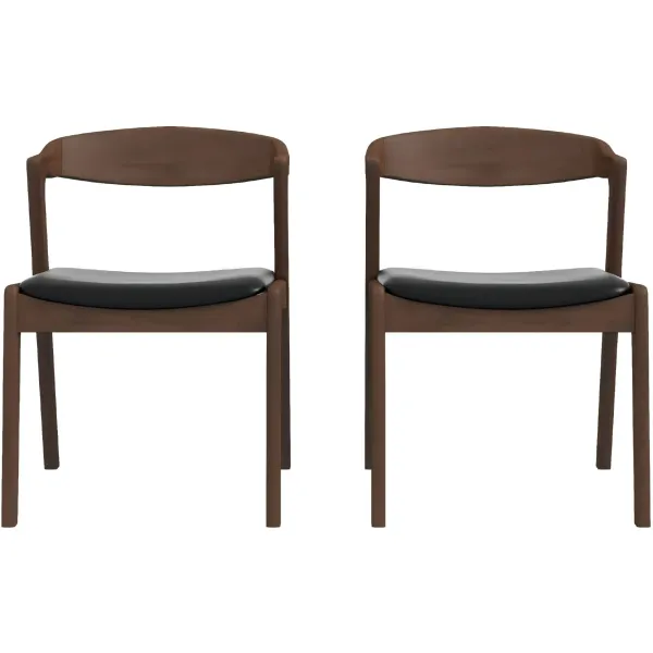 Dakota - Mid-Century Modern Velvet Dining Chair (Set of 2)