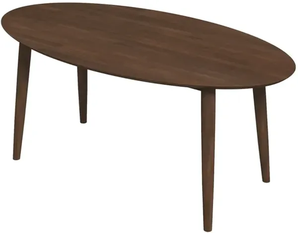 Ada - Mid-Century Modern Style Oval Dining Table