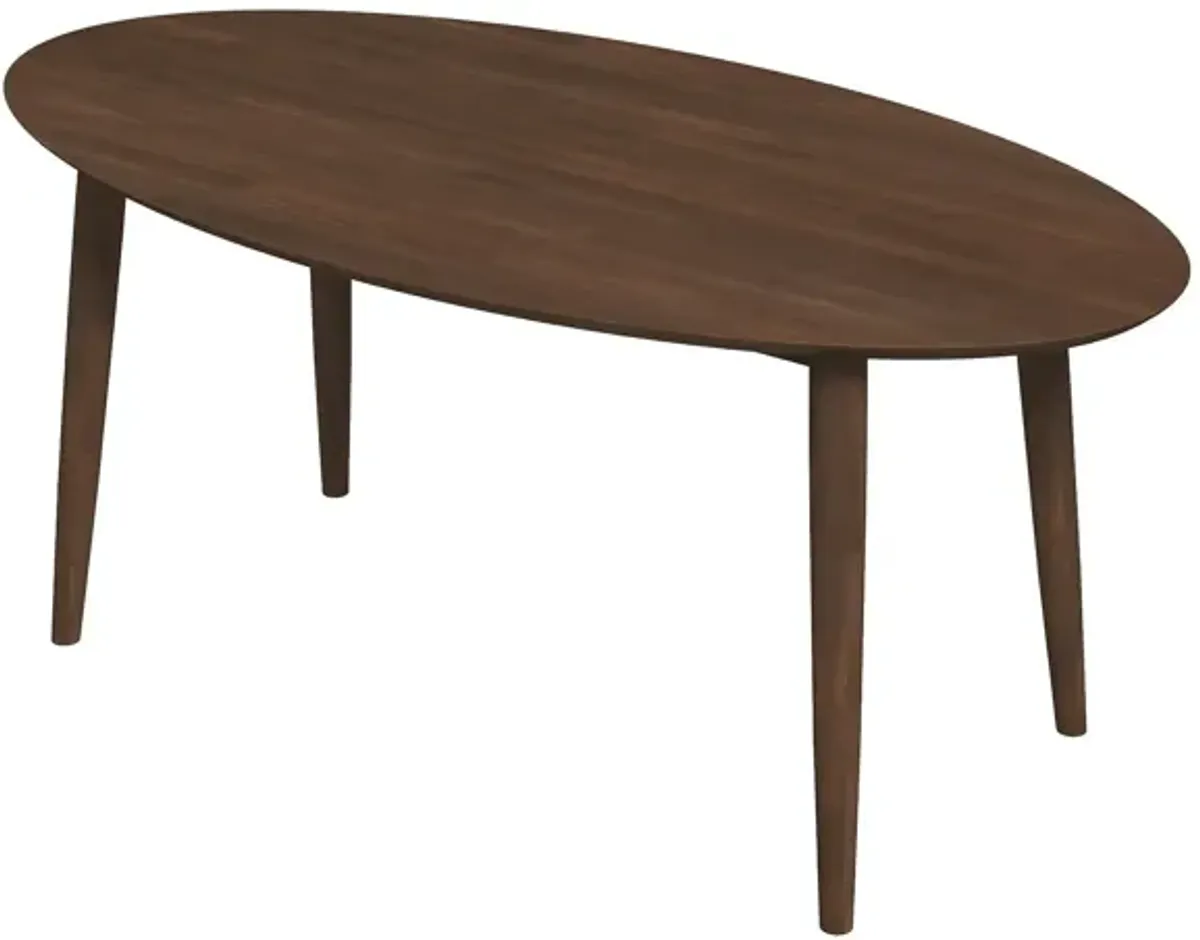 Ada - Mid-Century Modern Style Oval Dining Table