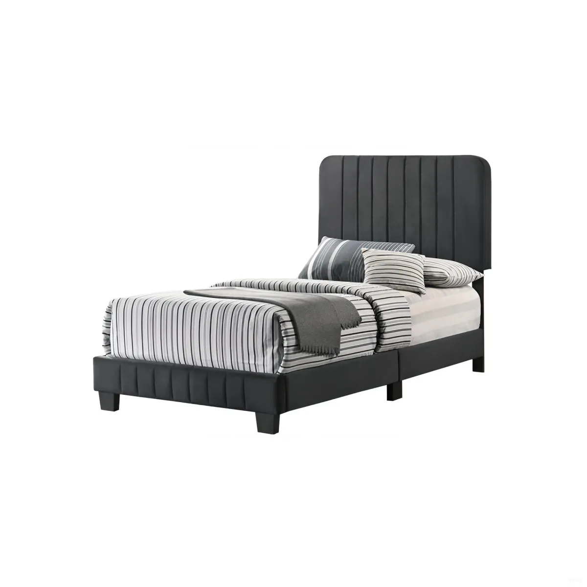 Channel Tufted Bed