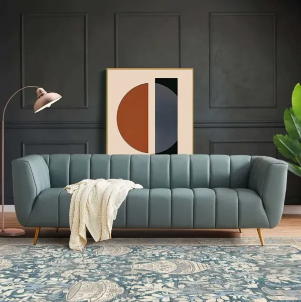 Lamattina - Modern Design Channel Tufted Sofa