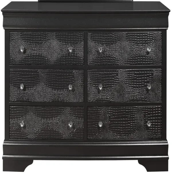 Shaker - Crocodile Metallic Dresser