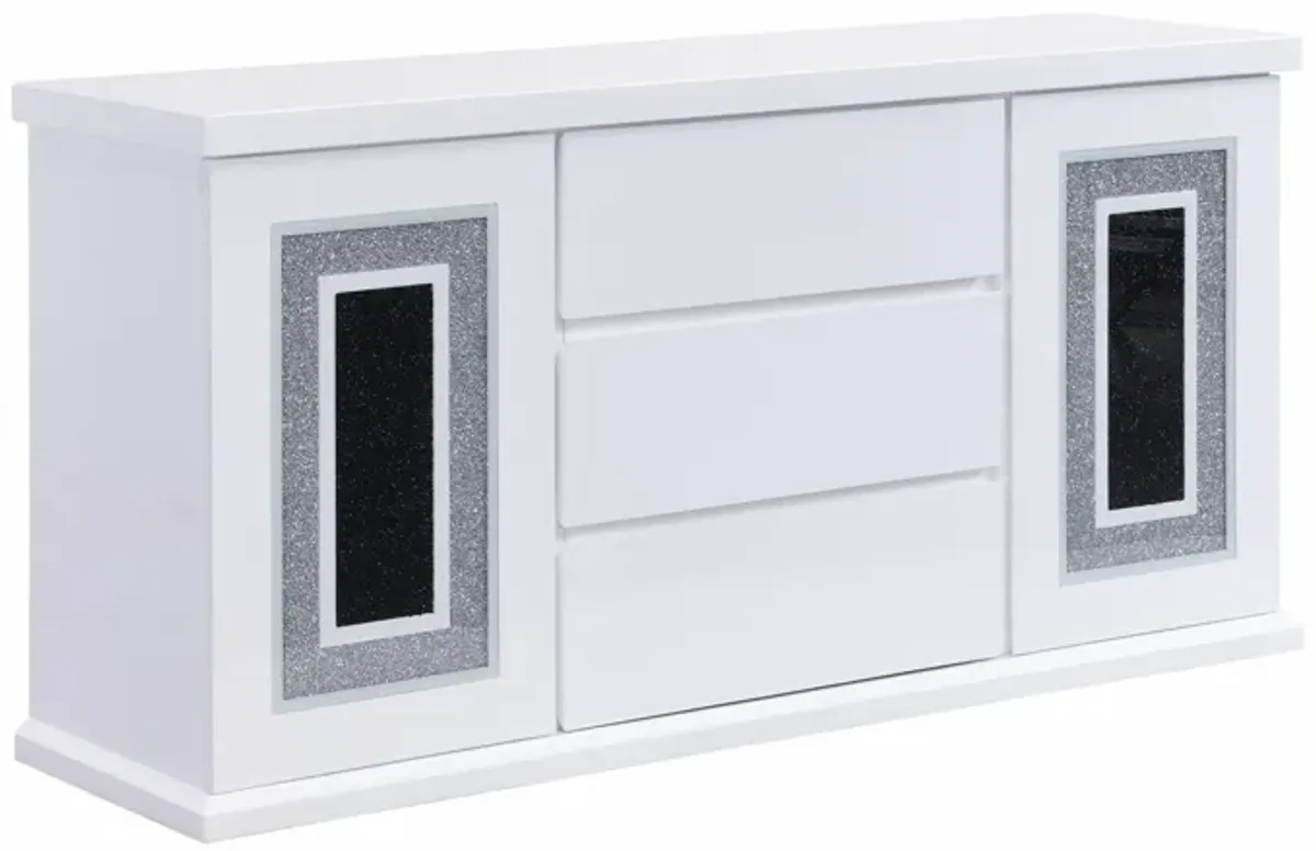 Ariya - Buffet With Clear Glass Inlay