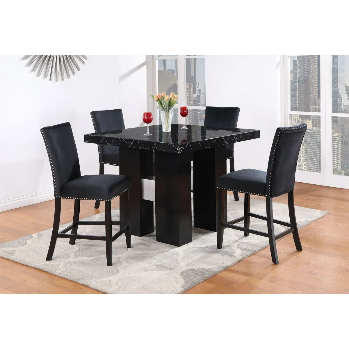 Mikha - Bar Table And Bar Stool