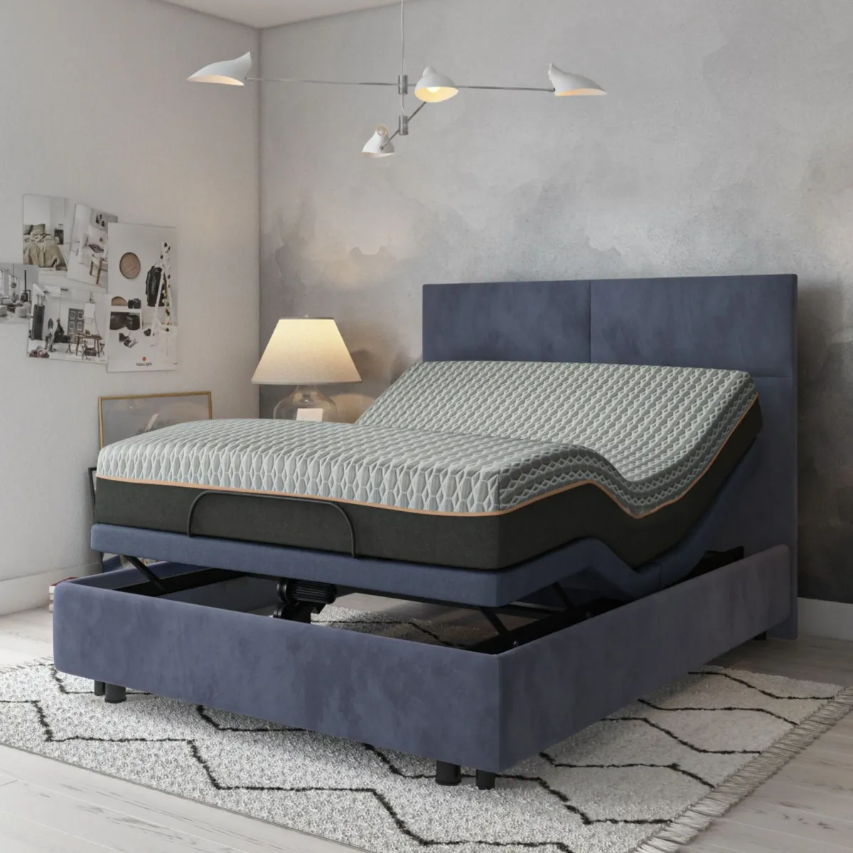 Copper Lux Hybrid - 14" Mattress With Copper Infused Contouring Memory Comfort Layer And Supportive Coil System
