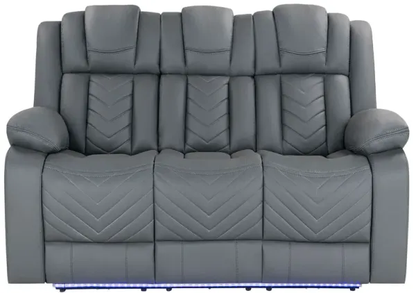 Raize - Power Living Room Set With Storage Console And Cup Holders