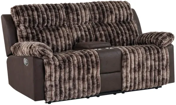 Bruni - Console Reclining Loveseat With Manual Recline