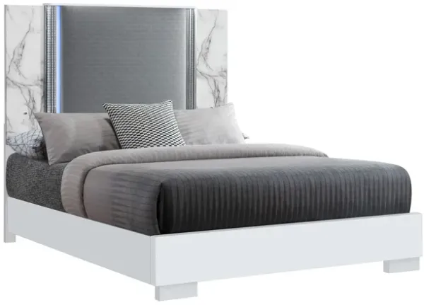 Moon - Modern Bed With LED Accent Lighting