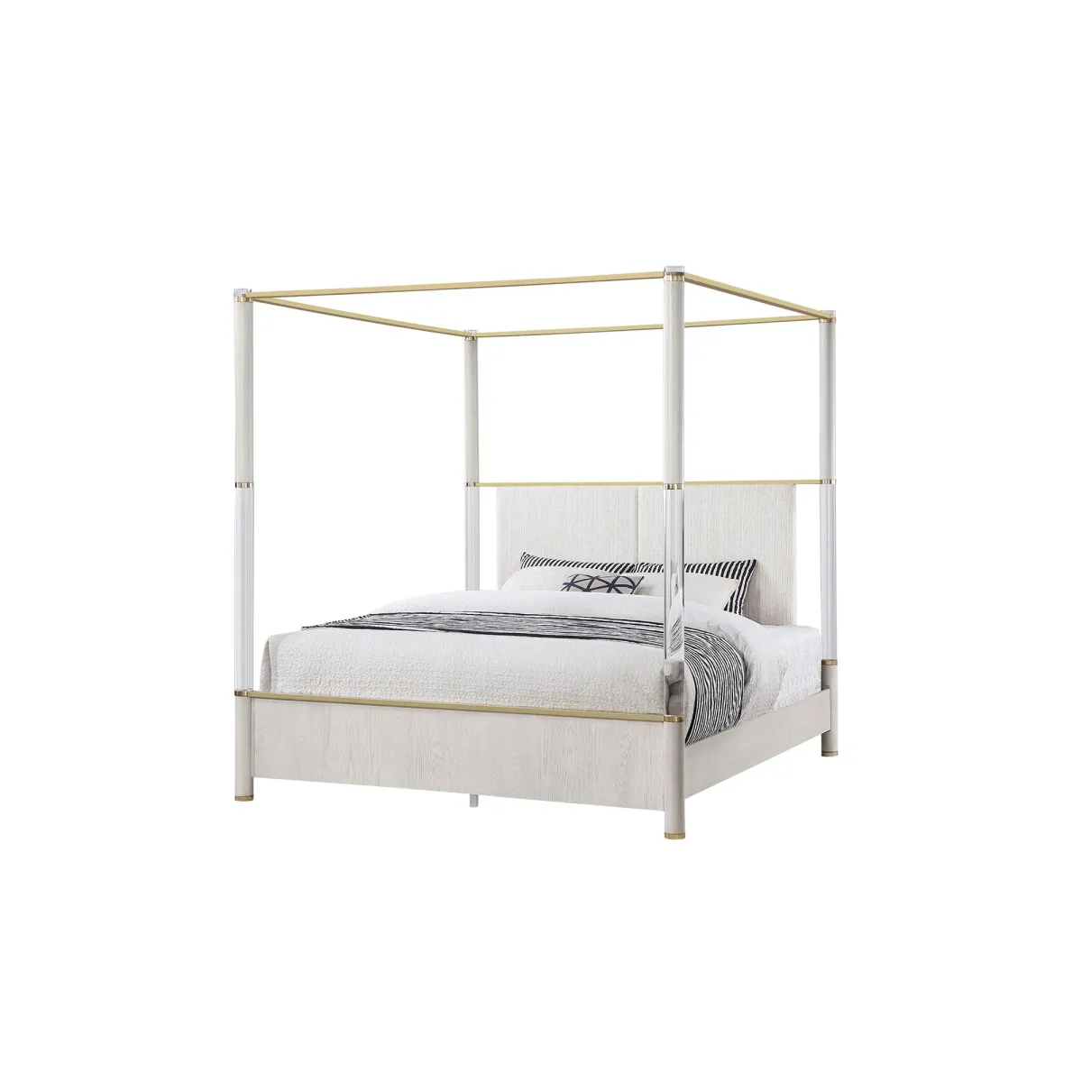 Malco - 4 Post Bed With Upholstered Headboard