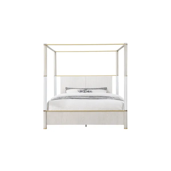 Malco - 4 Post Bed With Upholstered Headboard