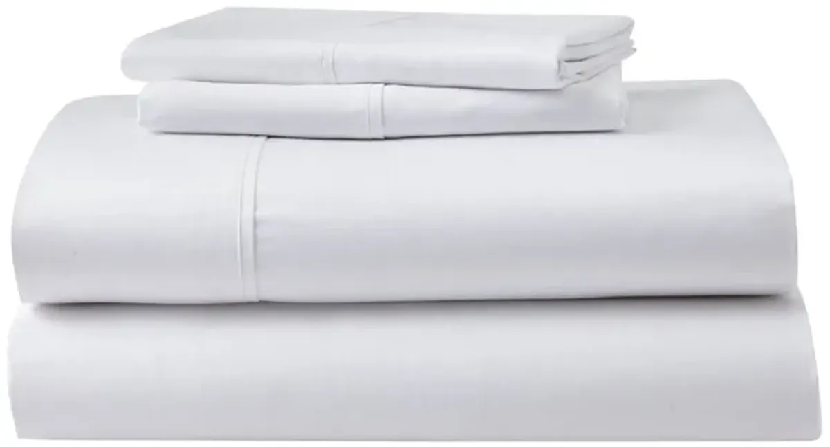 Sheet Set Luxurious Supima Cotton, Wrinkle Resistant, Breathable, With 2 Ghostgrip Band