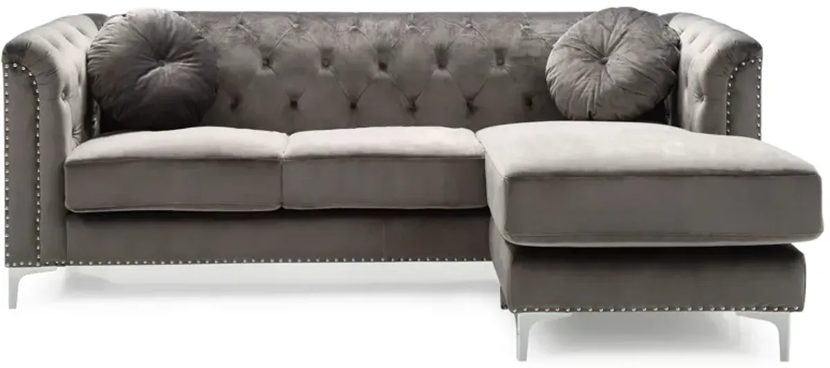 Soft Velvety Micro Suede Sofa Chaise