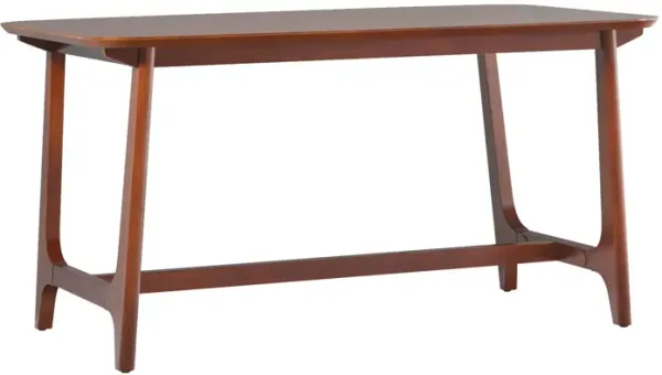 Dining Table With Trestle Base - Walnut