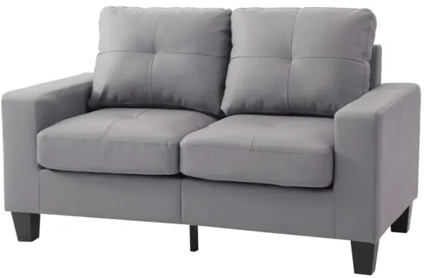 Upholstered Track Arm Loveseat For Cozy Spaces