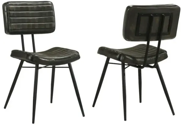 Misty - Leather Upholstered Dining Chair (Set of 2)