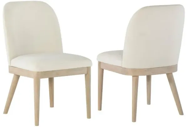 Solano - Upholstered Dining Side Chair (Set of 2) - Beige