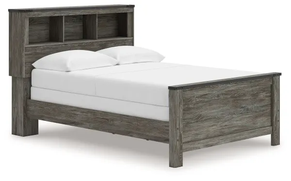 Frandern - Bookcase Panel Bed