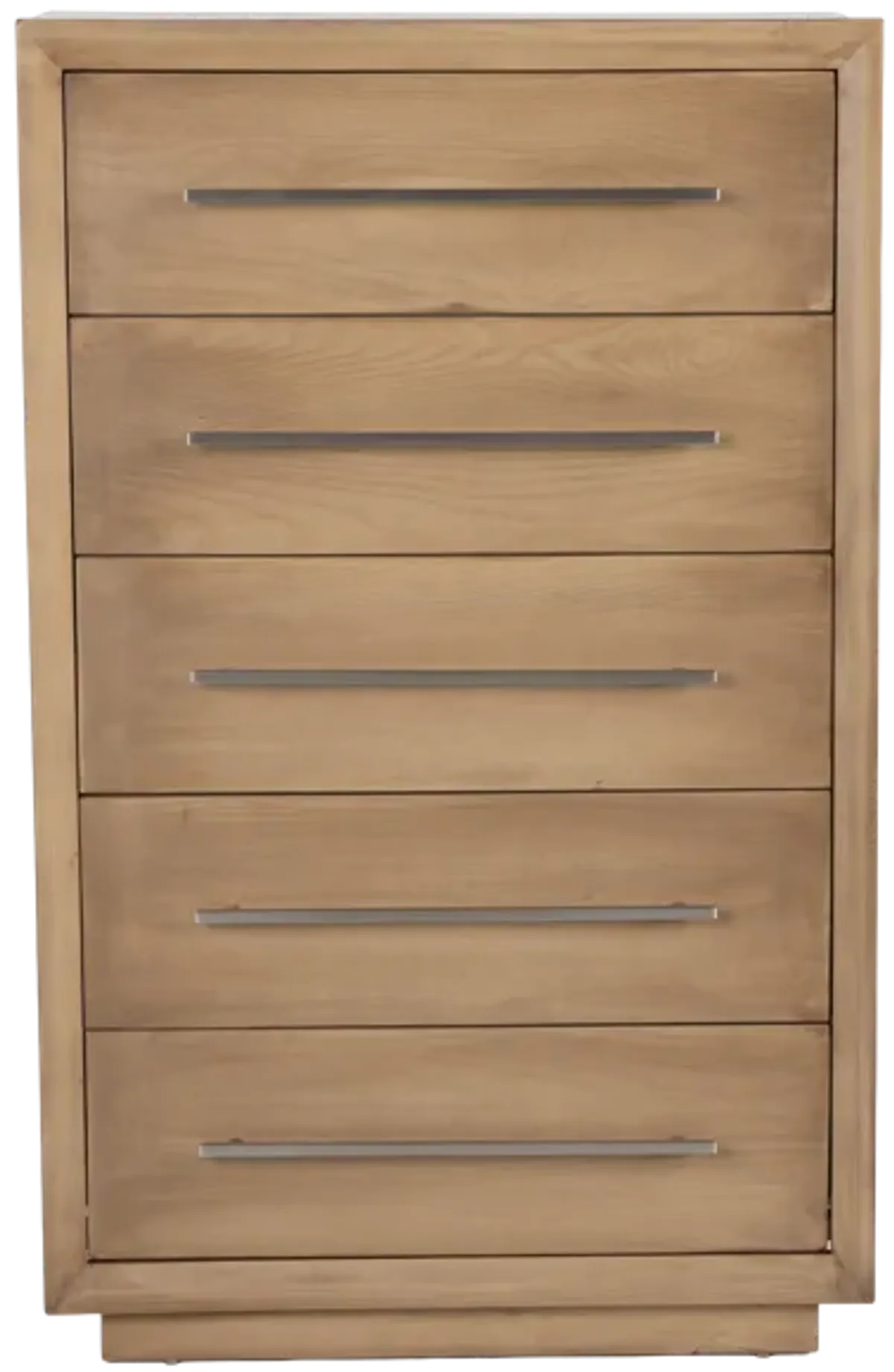 Durango Moka Modern 5-Drawer Chest with Sleek Bar Pulls