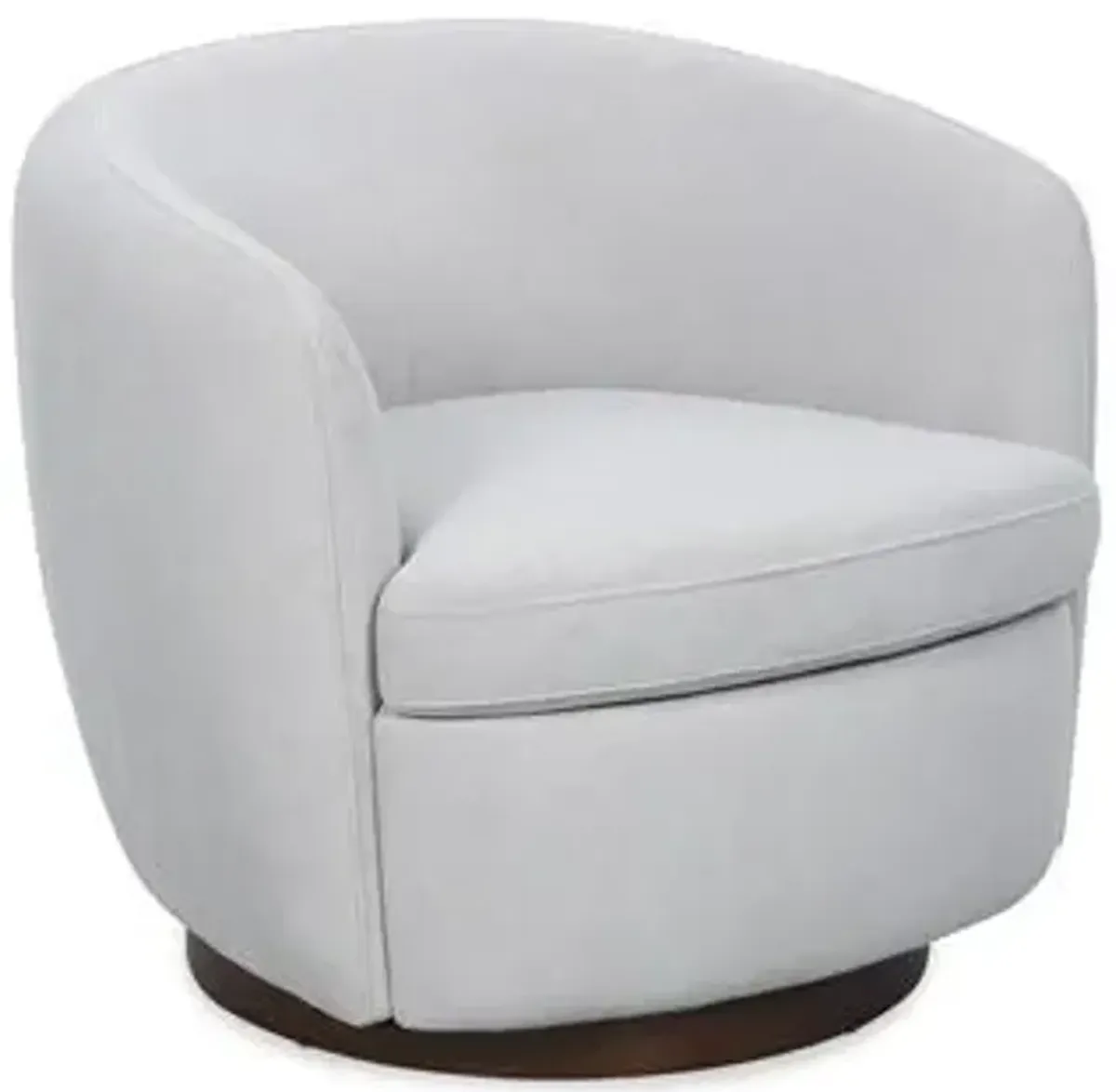 Annbury - Swivel Accent Chair - Light Beige