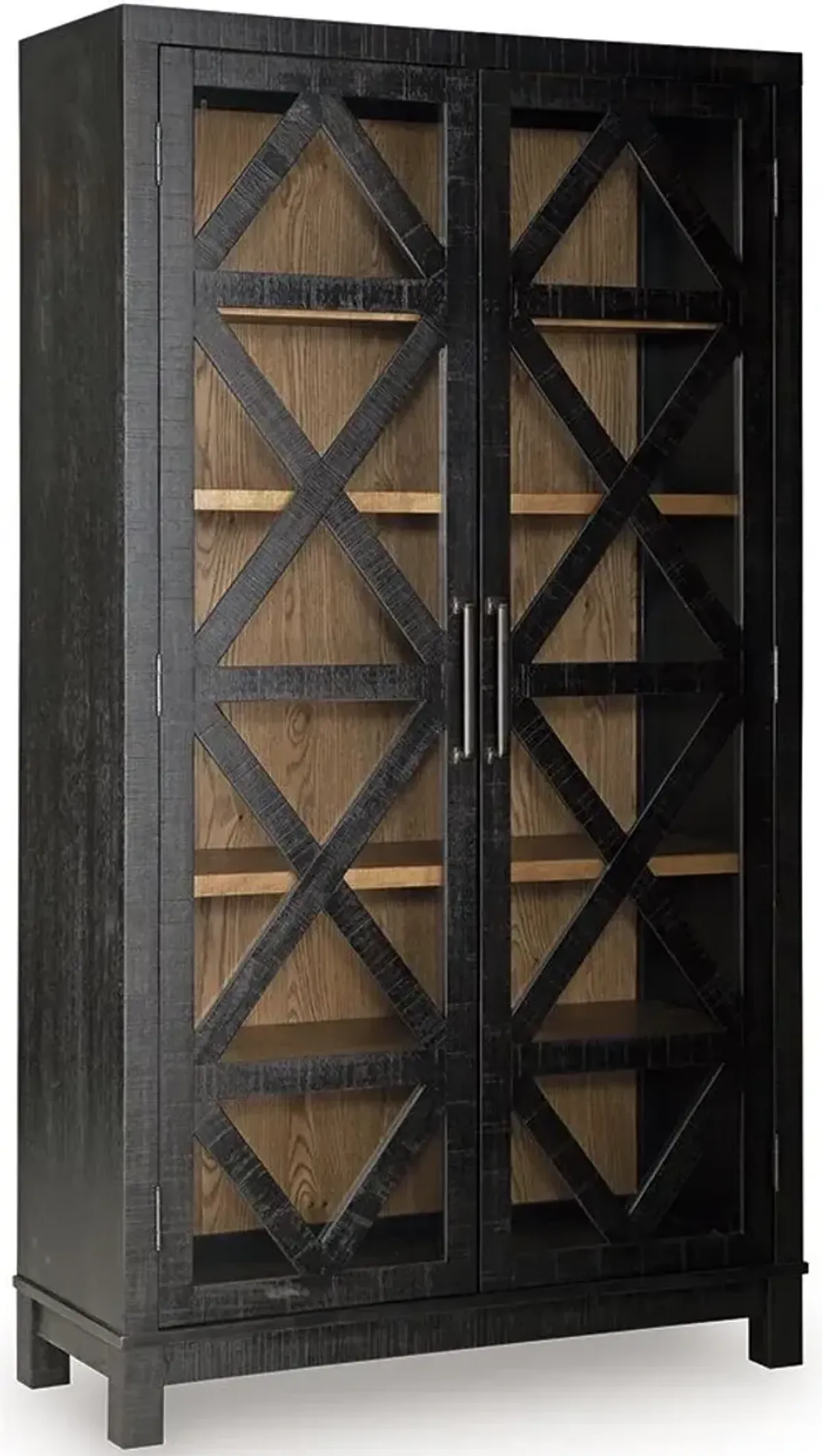 Christop - Accent Cabinet - Black / Brown