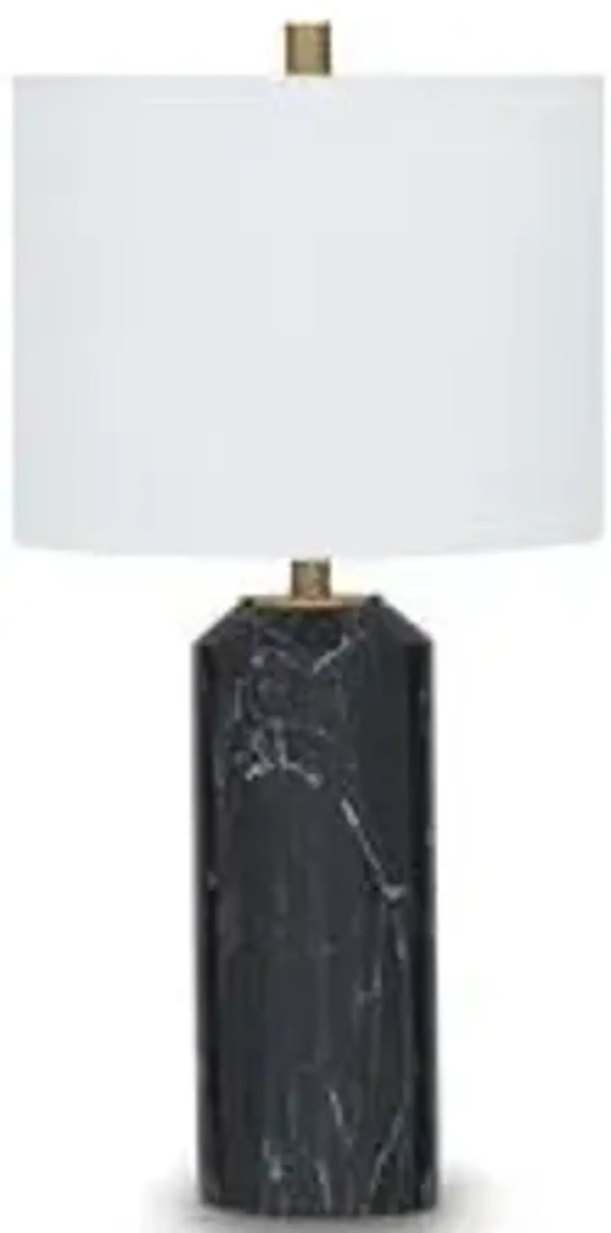 Hanzila - Poly Table Lamp - Black / Gold Finish