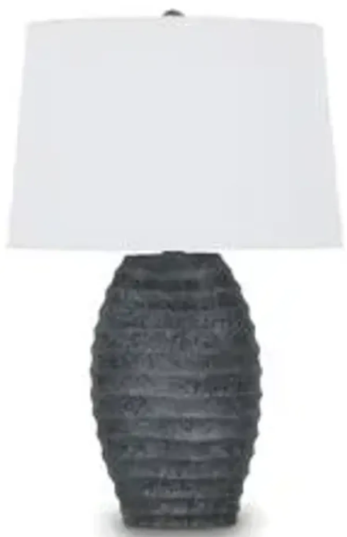 Caronick - Poly Table Lamp (Set of 2) - Antique Silver Finish