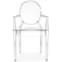 Kartell Louis Ghost Recycled Armchair, Set of 4