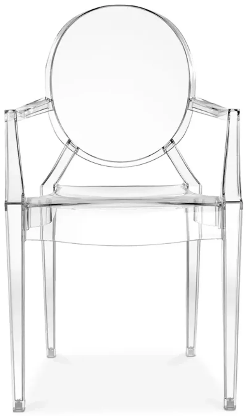 Kartell Louis Ghost Recycled Armchair, Set of 4