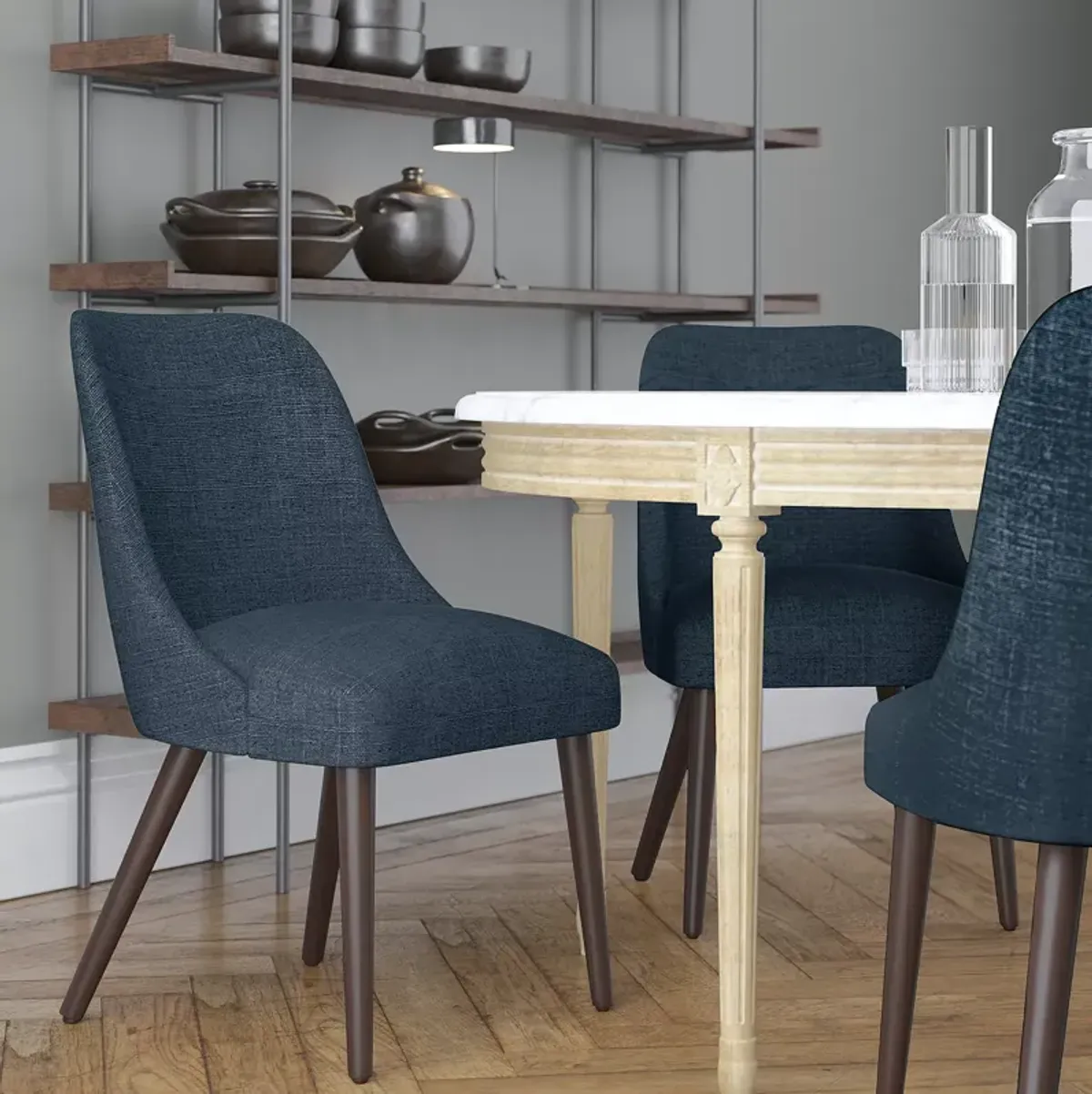 Sparrow & Wren Anita Rounded Back Dining Chair - Exclusive