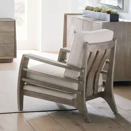 Caracole Slatitude Ash Driftwood Accent Chair