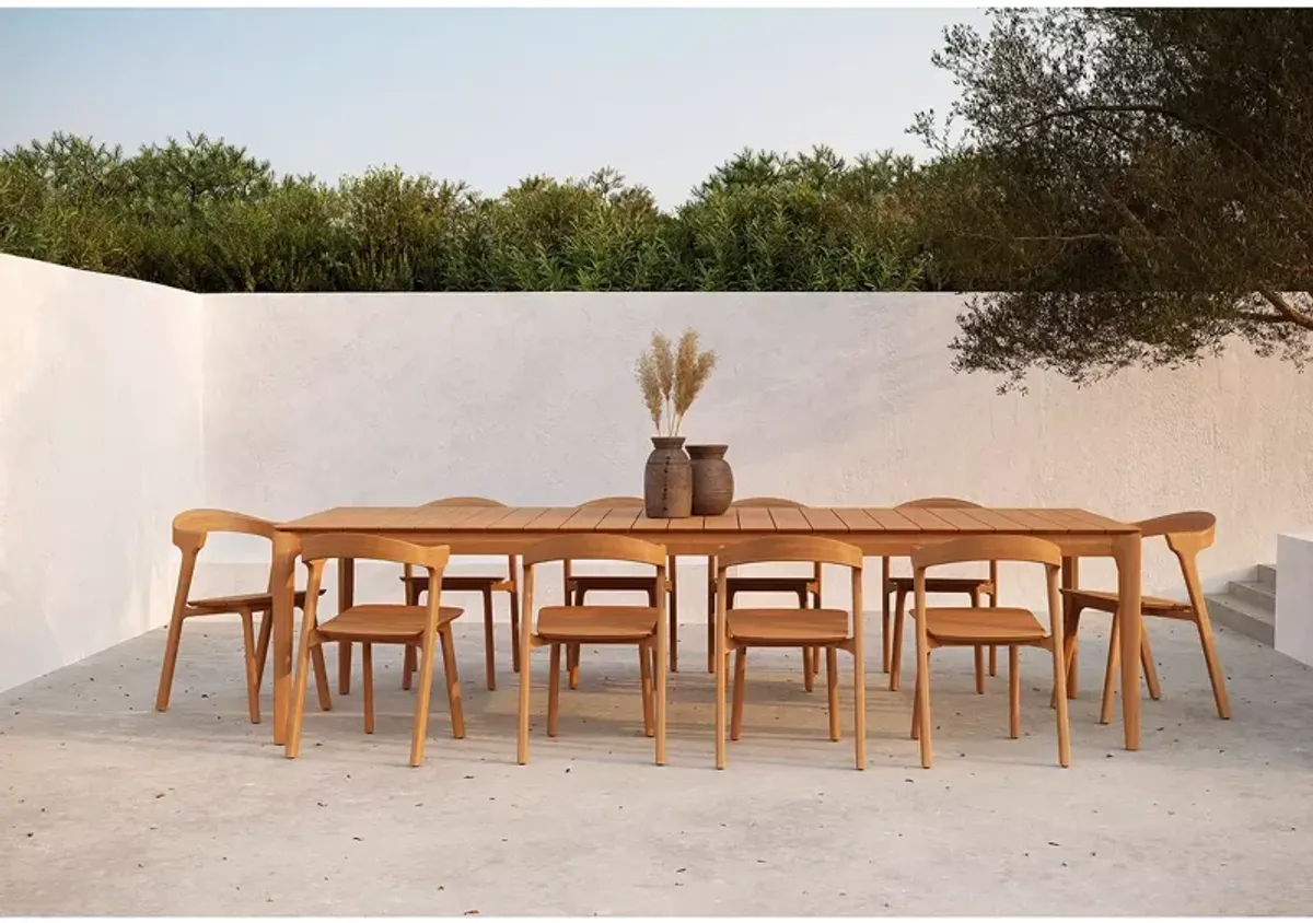 Ethnicraft Teak Bok Outdoor Dining Table - 118"