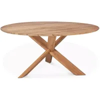 Ethnicraft Teak Circle Outdoor Dining Table  - 54"