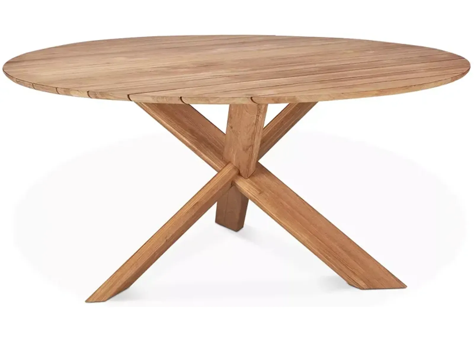 Ethnicraft Teak Circle Outdoor Dining Table  - 54"