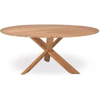 Ethnicraft Teak Circle Outdoor Dining Table - 64"