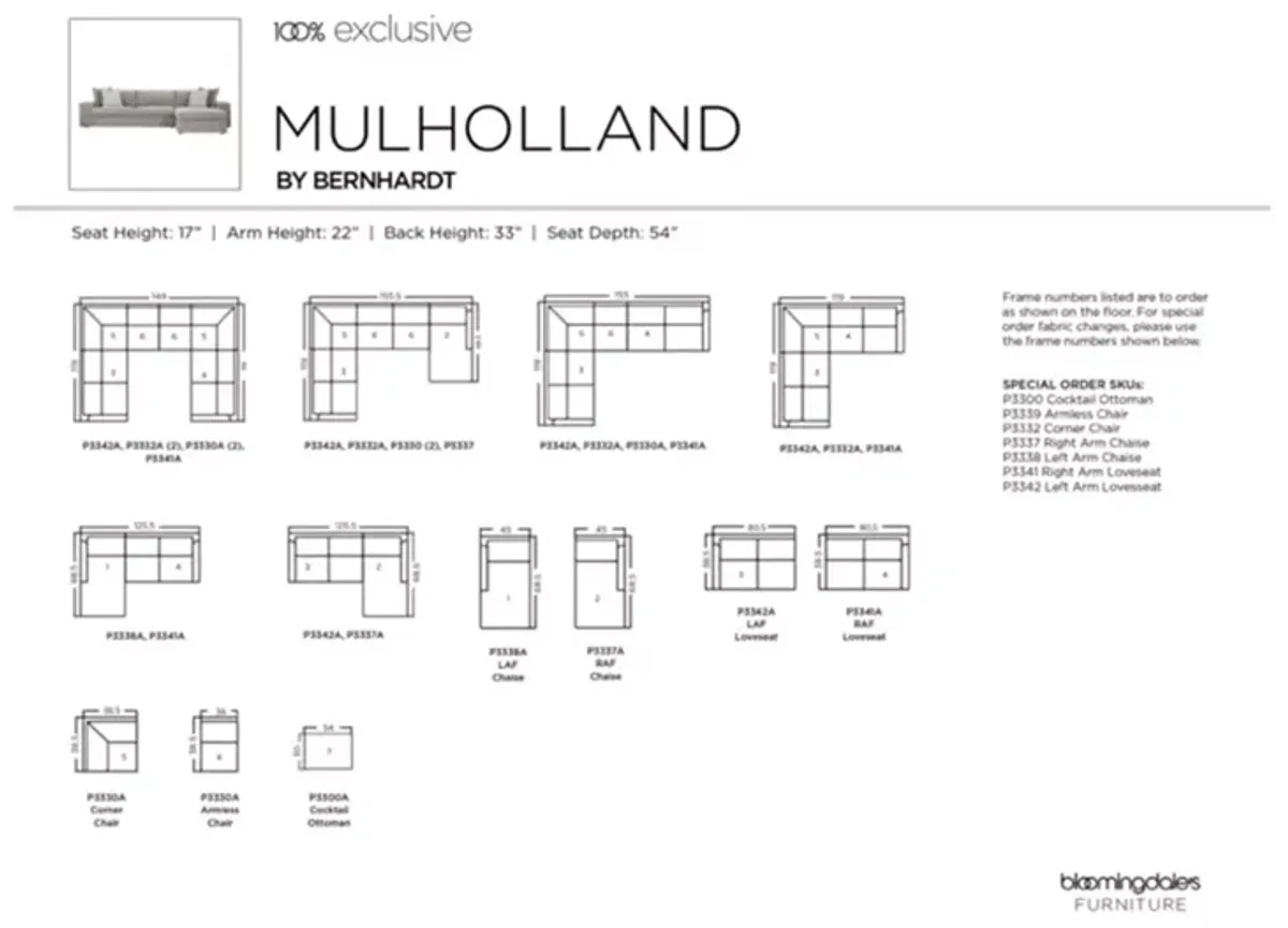 Bloomingdale's Mulholland Sectional - Exclusive