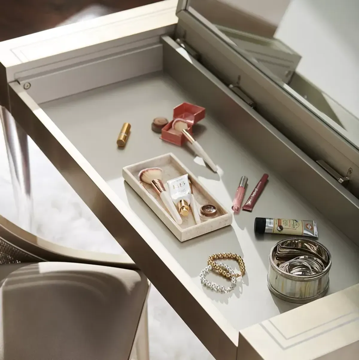 Caracole Moment of Clarity Makeup Desk