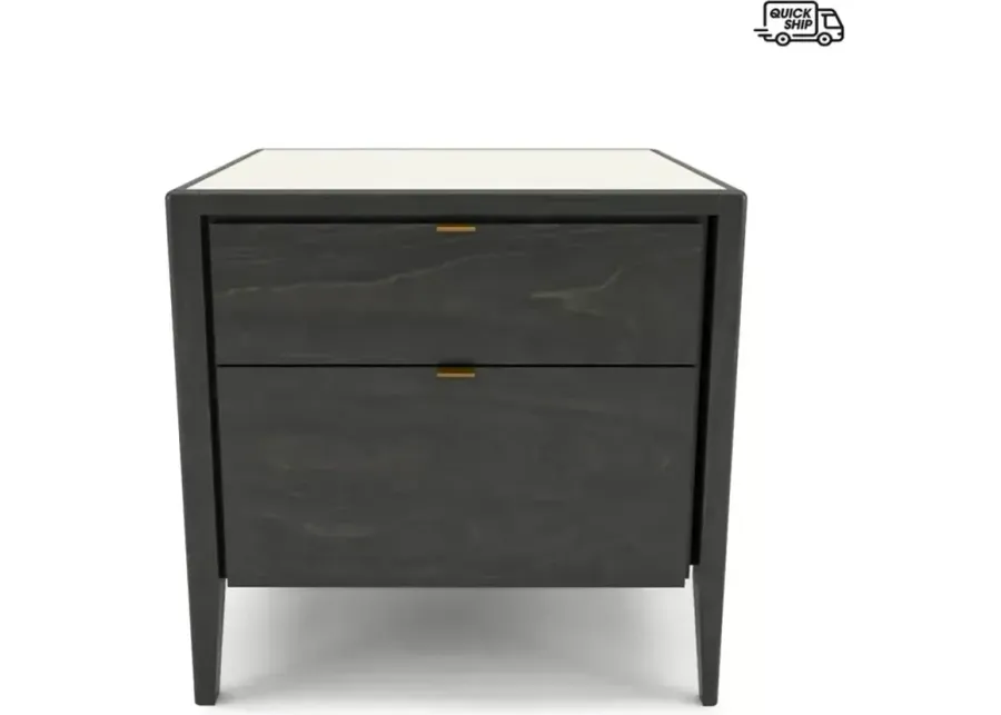 HuppÃ© Winston 2-Drawer Night Table 