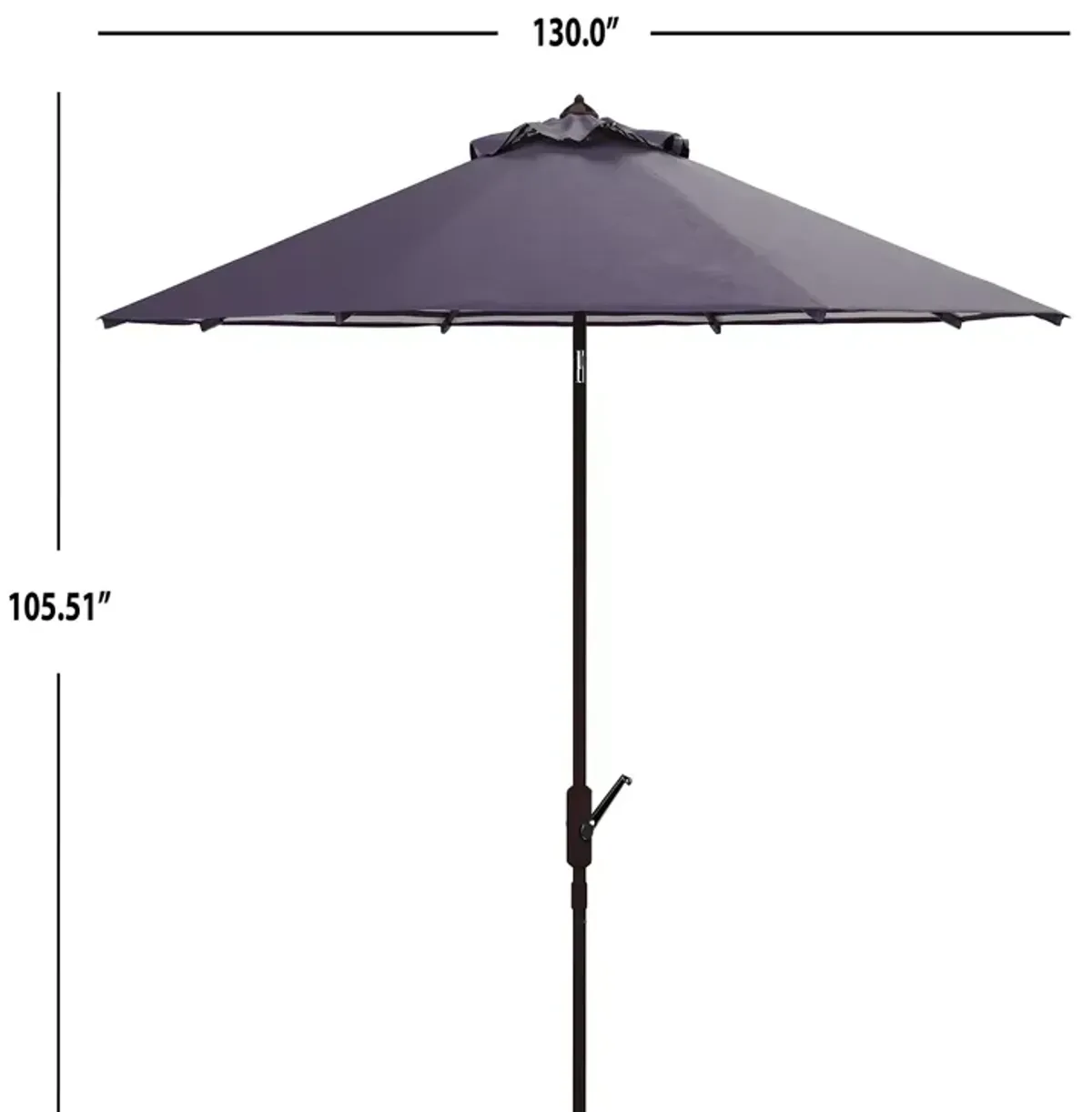 SAFAVIEH Athens 11 Ft Crank Umbrella