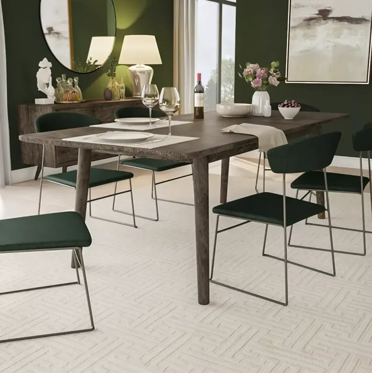 HuppÃ© Elda Extension Dining Table 