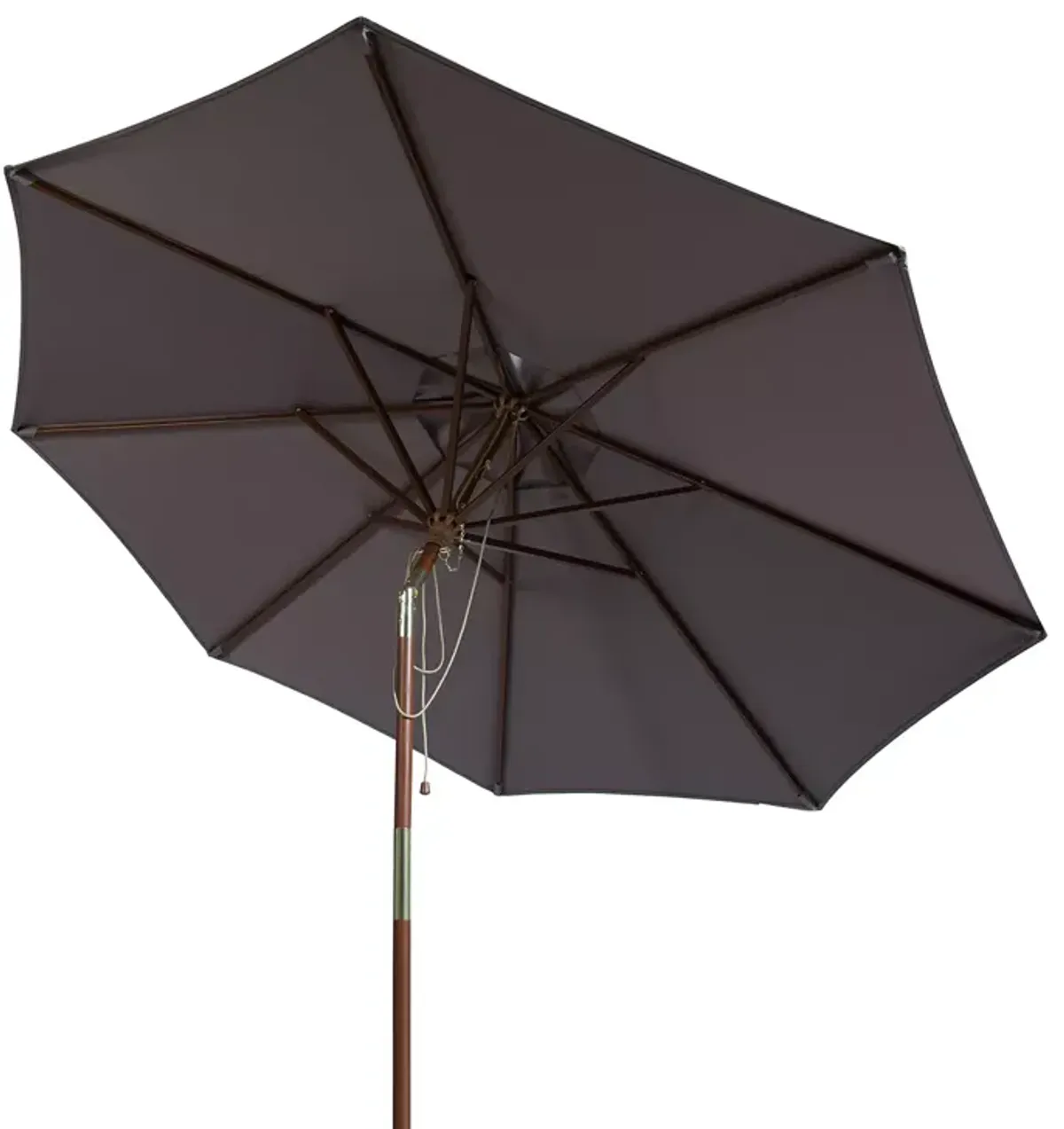 SAFAVIEH Bethany 9 Ft Wooden Umbrella