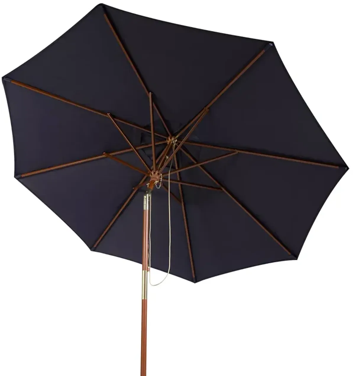 SAFAVIEH Bethany 9 Ft Wooden Umbrella