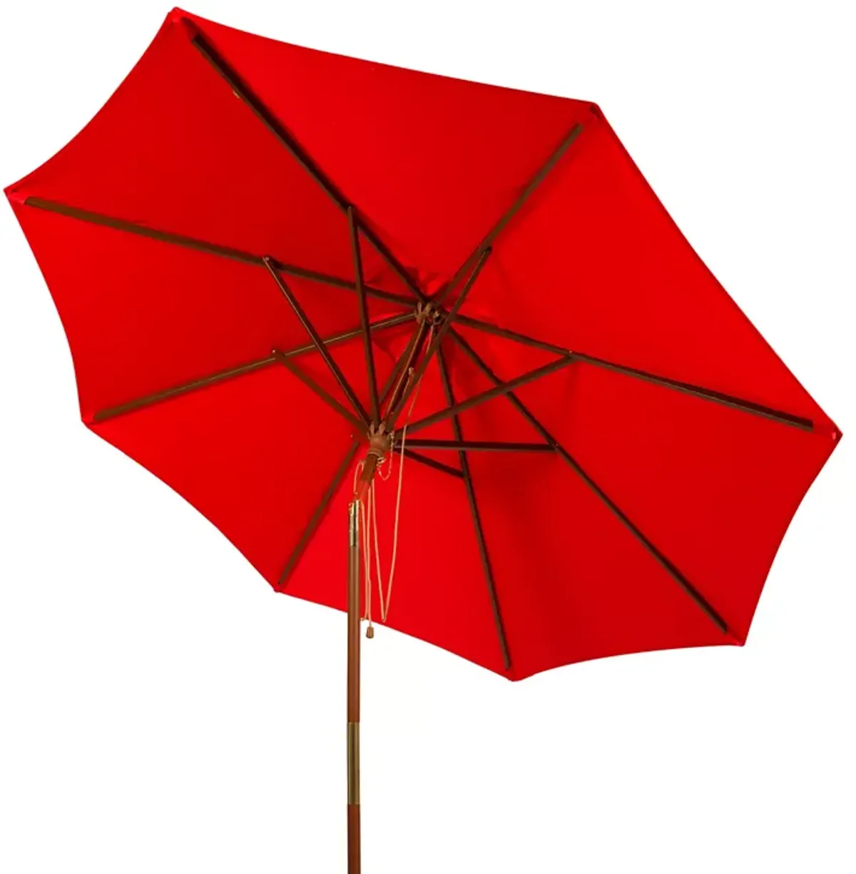 SAFAVIEH Bethany 9 Ft Wooden Umbrella