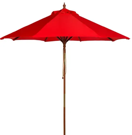 SAFAVIEH Bethany 9 Ft Wooden Umbrella