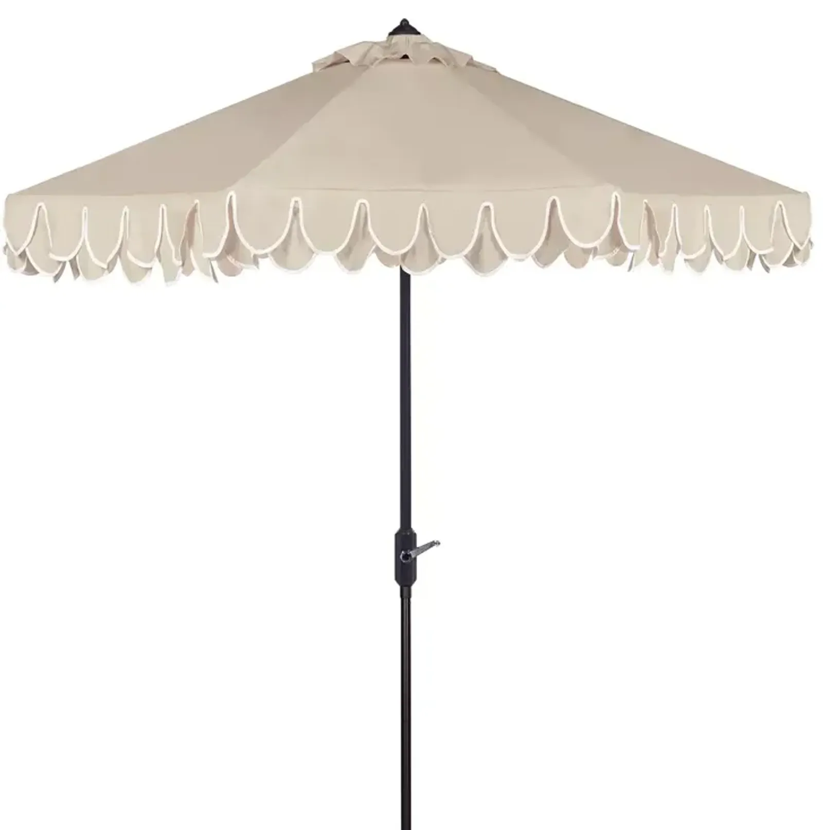 SAFAVIEH Elegant Valance 11 Ft Umbrella