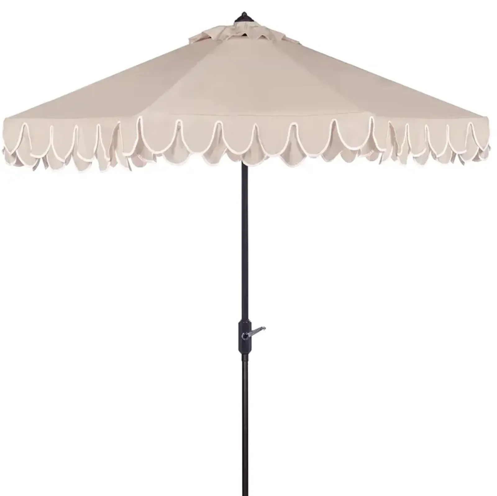 SAFAVIEH Elegant Valance 9 Ft Umbrella