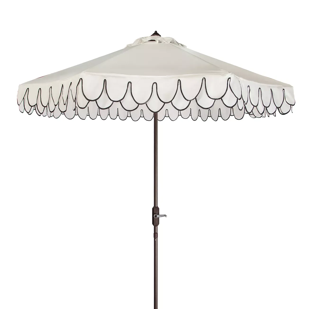 SAFAVIEH Elegant Valance 9 Ft Umbrella