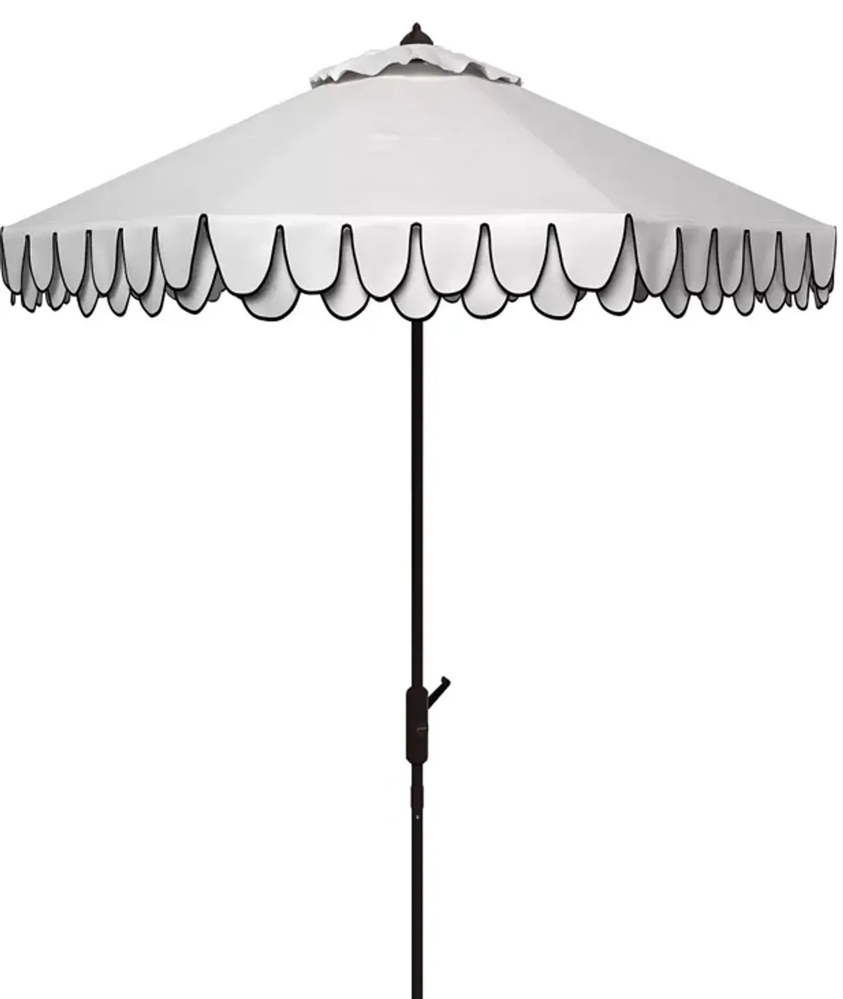 SAFAVIEH Elegant Valance 9 Ft Umbrella