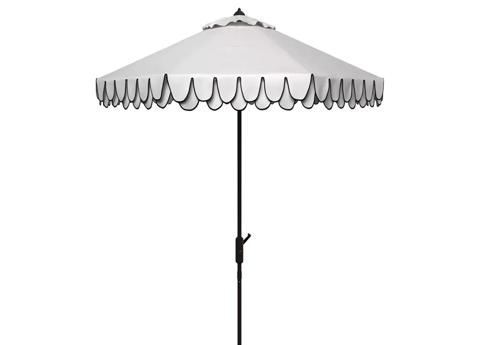 SAFAVIEH Elegant Valance 9 Ft Umbrella