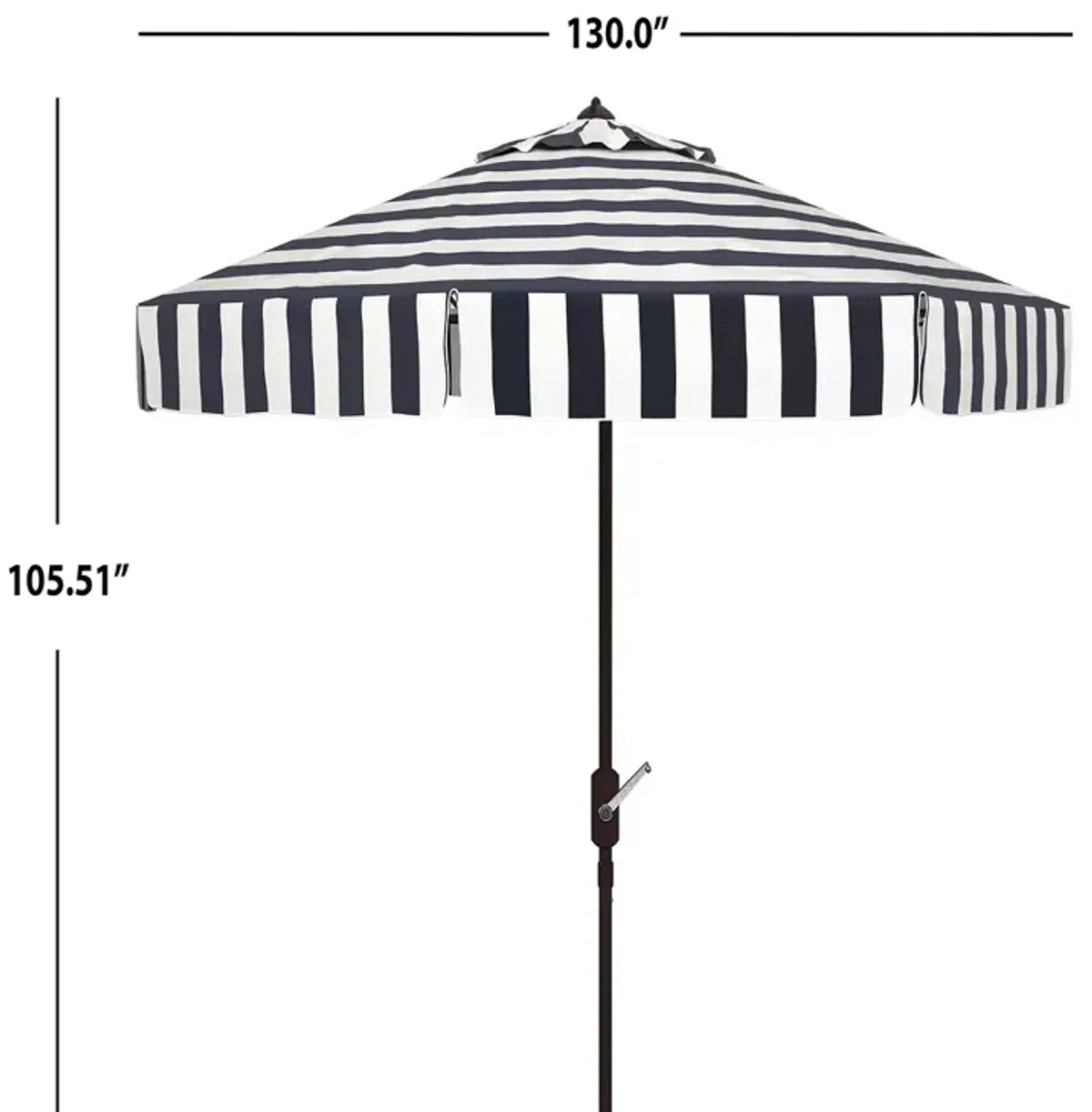 SAFAVIEH Elsa Fashion Line 11 Ft Umbrella